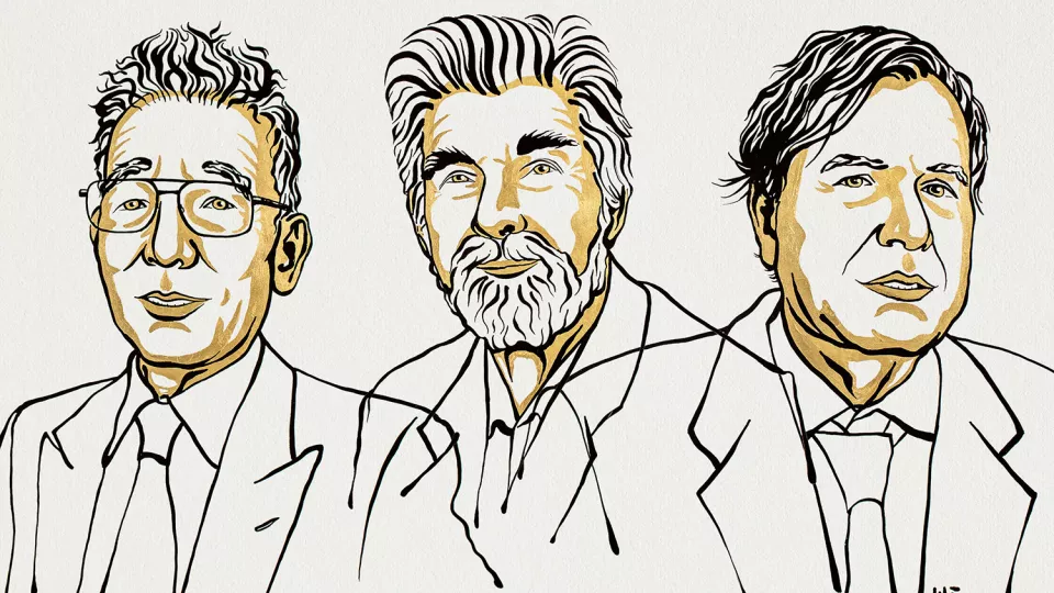Illustration of three men.
