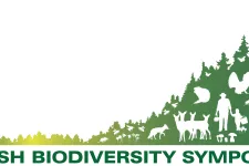 Swedish Biodiversity Symposium ordbild med en grön kurva som illustrerar ökad biologisk mångfald
